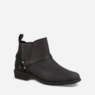 Dámské Chelsea Boots Teva Ellery FG Waterproof Černé - CZ473906